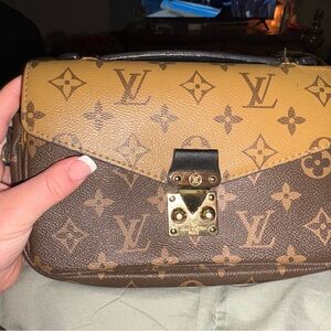 Louis Vuitton Gold and Brown Monogram Crossbody Bag